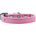 Unconditional Love Wichita Plain Dog CollarLight Pink Size 10 UN806751